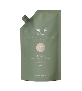 Keune So Pure Polish Conditioner, Nawilżająca Odżywka, Wygładzająca Włosy Puszące się, 1000ml