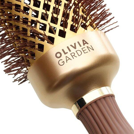 Olivia Garden Expert Blowout Shine Wavy Brush,, Ceramiczna Szczotka z Jonizacją do Modelowania Włosów, 45mm