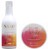 Diana Beauty Nano Care Mask & Shampoo Odżywcza Maska i Szampon z Kwasem Hialuronowym po Nanoplastii, Keratynie, 300ml + 300g