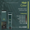 DANDY Hair Color Cover Krem Koloryzujący Dla Mężczyzn, Odsiwiacz, Nr 3 Ciemny Brąz, Bez Amoniaku, 60ml