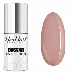 NeoNail Cover Base Protein Baza Budująca Lakier Hybrydowy Różne Kolory 7.2ml - 7035 - Cream Beige