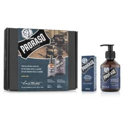 Proraso Firenze Special Beard Care Set Azur Lime Zestaw Prezentowy Do Brody Olejek + Szampon 30ml, 200ml
