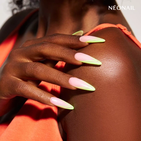 NeoNail Tipsy Elastyczne Do Przedłużania Paznokci Invisible Flexi Tips Clear Stiletto 300 szt.