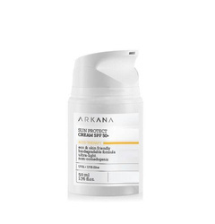 Arkana Sun Protect Cream SPF 50+, Krem Ochronny Przed Słońcem do Twarzy z Filtrami UV, 50ml