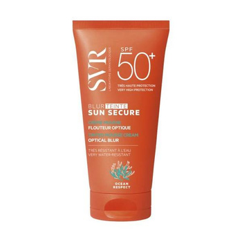 SVR Sun Secure Blur Teinte Beige Rose SPF 50+, Krem Tonujący i Ochronny w Musie do Opalania, 50ml