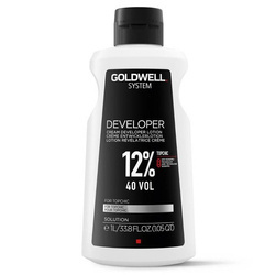 Goldwell System Lotion Developer Woda Utleniona w Kremie Topchic, Oxycur 1000ml - 12%