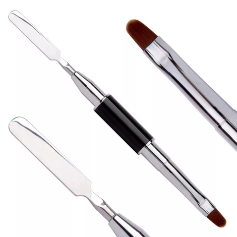 Neonail Pędzelek/Łopatka Do Nakładania Duo AcryGel, no. 7090