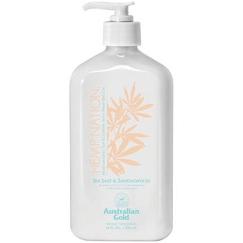Australian Gold Sea Salt & Sandalwood Body Lotion, Nawilżający Balsam Do Ciała z Olejem Konopnym, 535ml