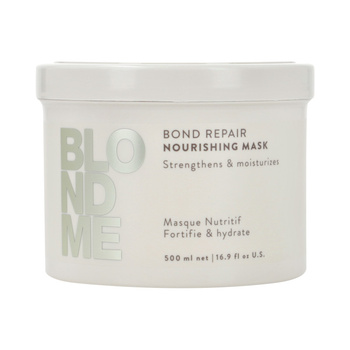 Schwarzkopf BlondMe Bond Repair Nourishing, Wzmacniająca Maska do Włosów Suchych i Zniszczonych 500ml