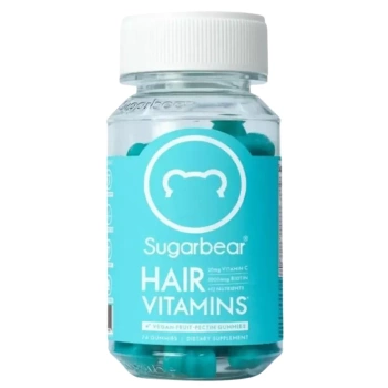 SugarBearHair Hair Vitamins Gummies – wegańskie żelki poprawiające kondycję włosów, 74 szt.