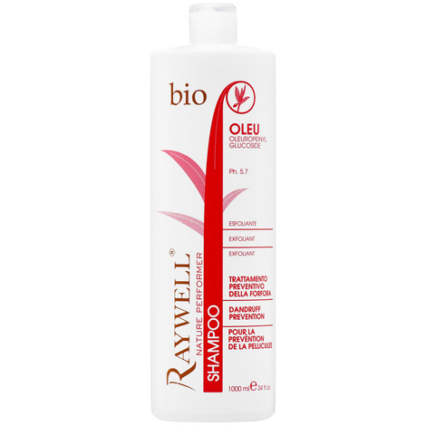 Raywell Bio Oleu Anti Dandruff, Szampon Przeciwłupieżowy do Włosów, 1000ml