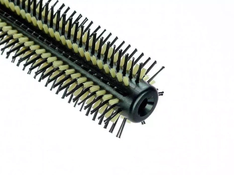 Kent.Salon Combo Curling & Straightening Brush KS14, Szczotka do Kręcenia i Prostowania Włosów z Włosiem Naturalnym i Nylonem, 36mm