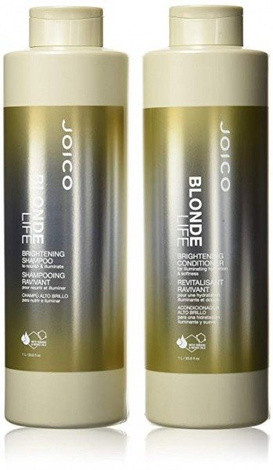 Joico Blonde Life Shampoo Conditioner Szampon i Odżywka do Włosów Blond Rozjaśnianych Oczyszcza i Nadaje Połysk 2x 1000ml