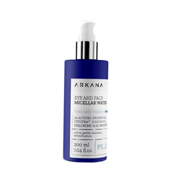 Arkana Eye + Face Micellar Water, Woda Micelarna do Demakijażu Oczu i Twarzy, 200ml