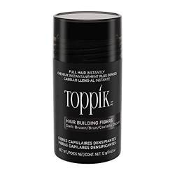 Toppik Hair Building Fibers Dark Brown Mikrowłókna Puder Zagęszczający Włosy Ciemny Brąz 12g