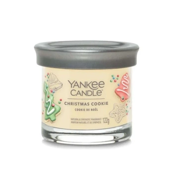 Yankee Candle Tumbler Christmas Cookie, Mała Świeca Sojowa z Jednym Knotem, 122g