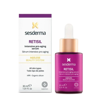 Sesderma Retisil Intensive Pro-Aging Serum, Intensywne Serum Przeciwstarzeniowe do Twarzy, Ujędrnia Skórę, 30ml