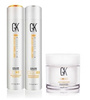 Global Keratin Gkhair Moisturizing Shampoo Conditioner Deep Mask Zestaw do Stosowania po Zabiegu Keratynowego Prostowania Włosów 2x 300ml + 200g