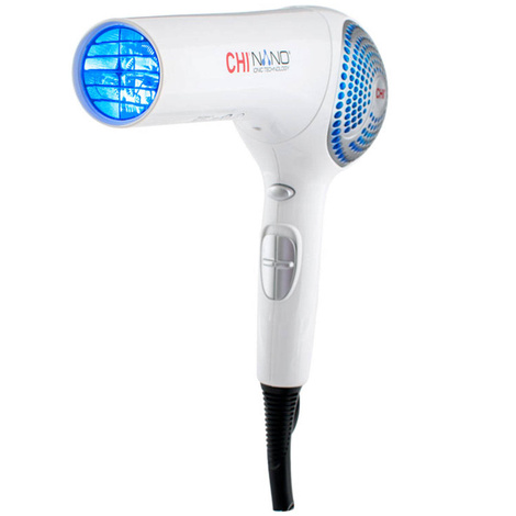 Chi Nano Dryer Suszarka Do Włosów z Jonizacją i Technologią Nano Silver oraz Blue Light, 1875W