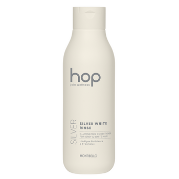 Montibello HOP Silver White Rinse, Odżywka do Włosów Farbowanych, Blondu i Siwych Włosów, 750ml