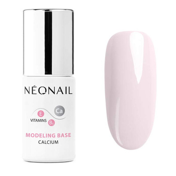 Neonail Baza hybrydowa Modeling Base Calcium Basic Pink 12391-7