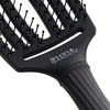 Olivia Garden Finger Brush Bristles Medium, Szczotka do Rozczesywania Włosów z Podwójnym Włosiem z Nylonu