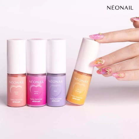 Neonail Pyłek do paznokci w spray’u Baby Boomer Airbrush Neon Pink