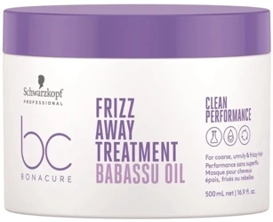 Schwarzkopf Bc Frizz Away Treatment, Wygłądzająca Maska do Włosów Puszących Się, 500ml