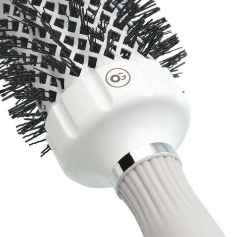 Olivia Garden Expert Blowout Grip Wavy Bristles Brush, Ceramiczna Szczotka z Jonizacją do Modelowania Włosów, 55mm
