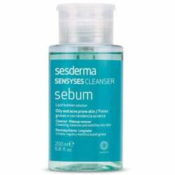 Sesderma Sensyses Cleanser Hyaluronic Makeup Remover, Płyn Oczyszczający do Twarzy z Kwasem Hialuronowym, 200ml