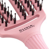 Olivia Garden Finger Brush Amazonki Combo Medium Soft Pink, Szczotka do Rozczesywania Włosów i Masażu, Włosie Dzika