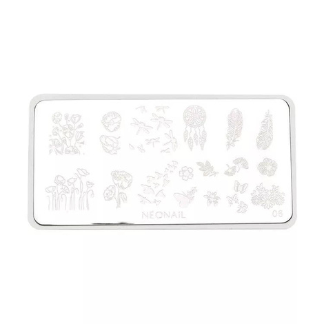 Neonail Plate for Stamps nr 06 Płytka do Stempli 8788