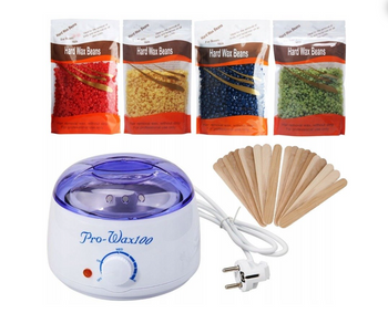 Podgrzewacz Pro-Wax 200 do Depilacji do Wosku + 20x Patyczki + 3x Wosk