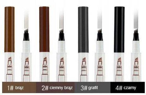 Drxiner Microblading Pisak do Makijażu Brwi - Kasztanowy