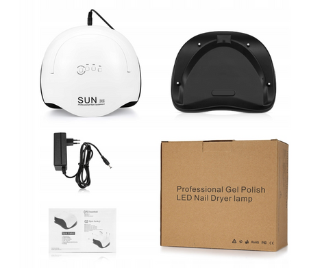 Lampa Lumix5 Uv/Led Biała Lampa do Utwardzania Lakierów Hybrydowych z Timerem, 54W