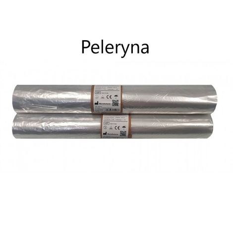 Peleryna Fryzjerska Foliowa Jednorazowa 50 szt.90x130 cm - Bezbarwna