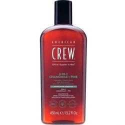 American Crew Classic 3w1 Szampon, Odżywka i Żel Pod Prysznic Rumianek + Sosna, 450ml