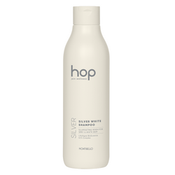 Montibello HOP Silver White Shampoo, Rozjaśniający Szampon do Włosów Siwych i Platynowych, 1000ml