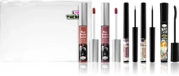 TheBalm Must Have Kit V2. Zestaw Kosmetyków do Makijażu, Maskara, Szminki, Błyszczyki