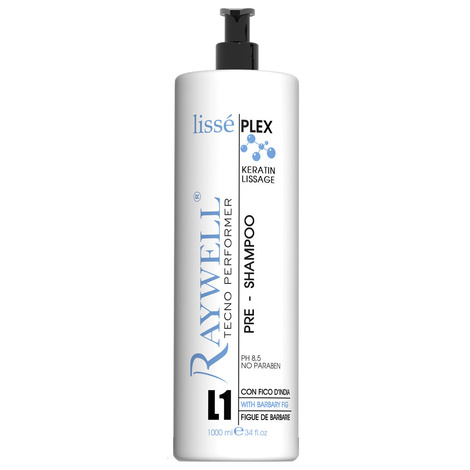 Raywell Keratin Lissage Pre Shampoo, Szampon Wygładzający Przed Zabiegami Prostowania, 1000ml