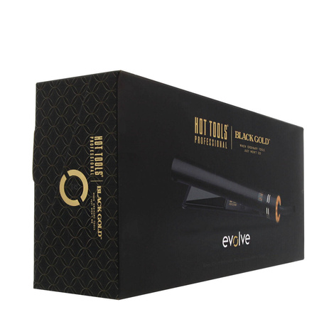 Hot Tools Professional Black Gold Evolve, Prostownica, Lokówka do Włosów, LCD, 25mm