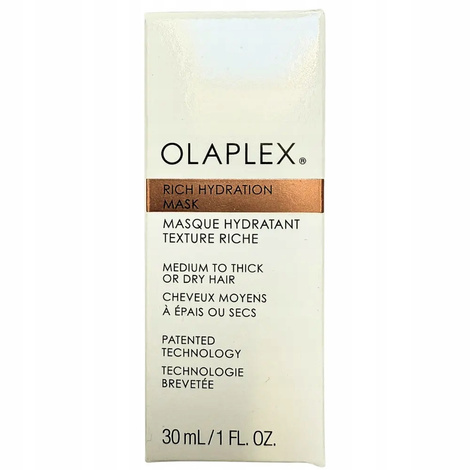 Olaplex Rich Hydration Mask, Odżywcza i Nawilżająca Maska do Włosów Suchych,30ml