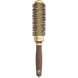 Olivia Garden Expert Blowout Speed XL Gold & Brown, Ceramiczna Szczotka z Wydłużonym Korpusem, 35mm