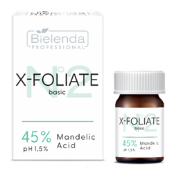 Bielenda Professional X-foliate Basic, Kwas Migdałowy 45% 5ml, PRODUKT PROFESJONALNY