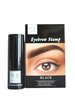 Eyebrow Stamp Black, Zestaw Stempel do Brwi Czarny, Szablony, Szczoteczka