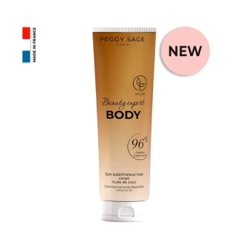Peggy Sage Shimmering Body, Rozświetlający i Nawilżający Balsam do Ciała z Olejkiem Kokosowym, 150ml