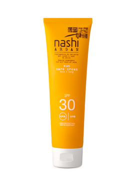 Nashi Argan After Sun Care Cream, Krem z Filtrem Przeciwsłonecznym do Twarzy i Ciała SPF30, 150ml
