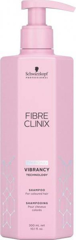 Schwarzkopf Fibre Clinix Vibrancy Shampoo, Szampon Chroniący Kolor do Włosów Farbowanych, 300ml