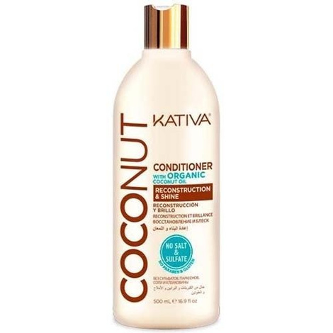 Kativa Coconut Conditioner Kokosowa Odżywka Bez Sls do Włosów po Keratynie 1000ml