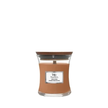 Woodwick Santal Myrrh Świeca Zapachowa z Drewnianym Knotem, 85g
